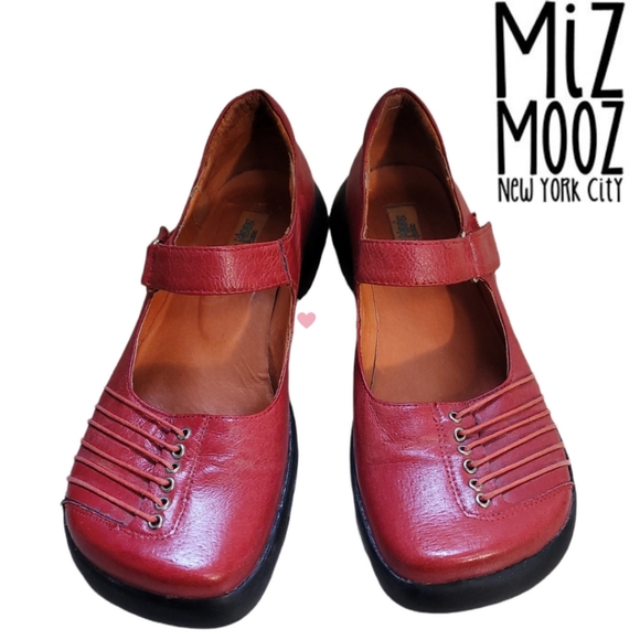 COPY - Miz Mooz Leather Mary Jane Flats - Picture 1 of 11